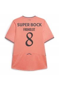 Porto Victor Froholdt #8 Fotballdrakt Borte Klær 2025-26 Korte ermer